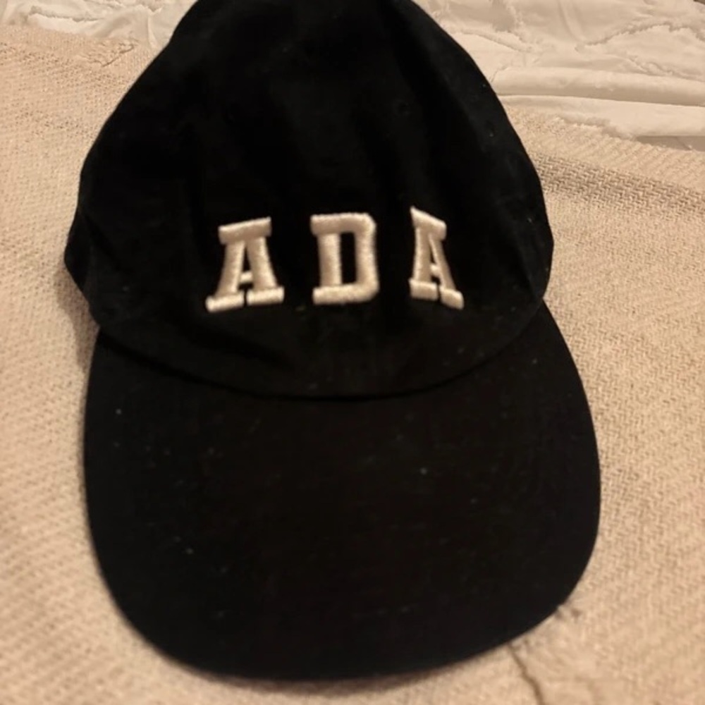 Ada Kids Black Cap with Logo